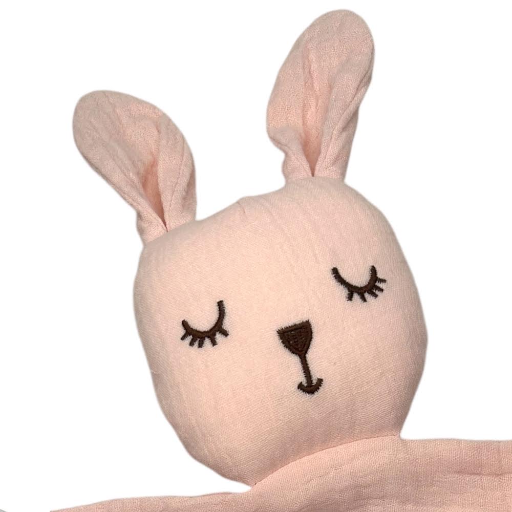 Personlig Kanin Snuttefilt med Namn – Babyfilt & Present till Nyfödd 💕-Lovely Text