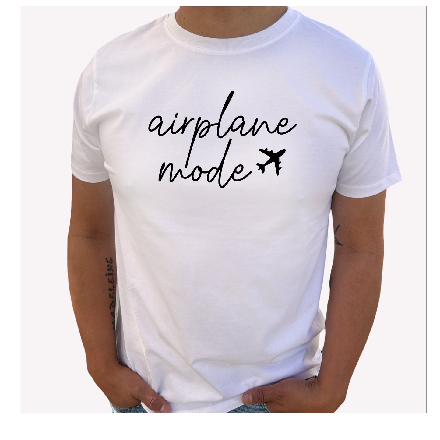 Airplane Mode T-shirt-Lovely Text