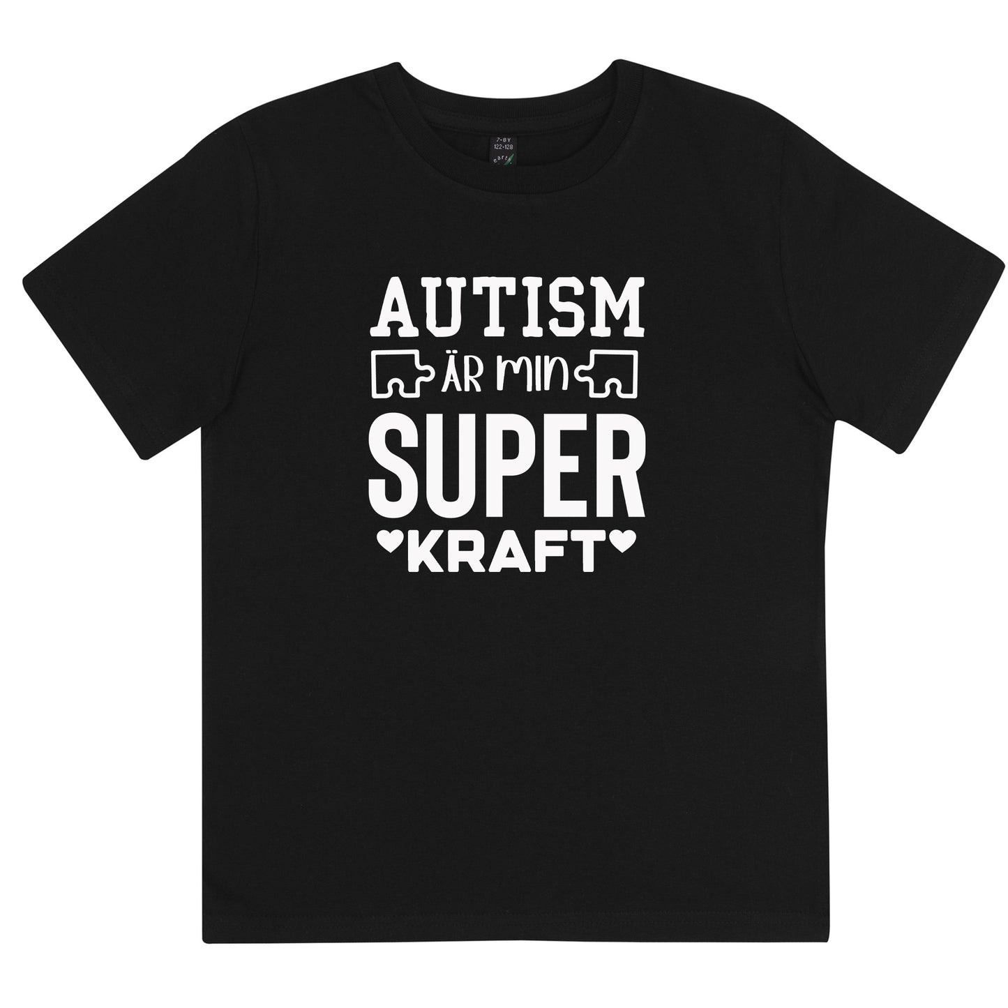 T-shirt för barn med autismpepp – Autism är Min Superkraft-Lovely Text
