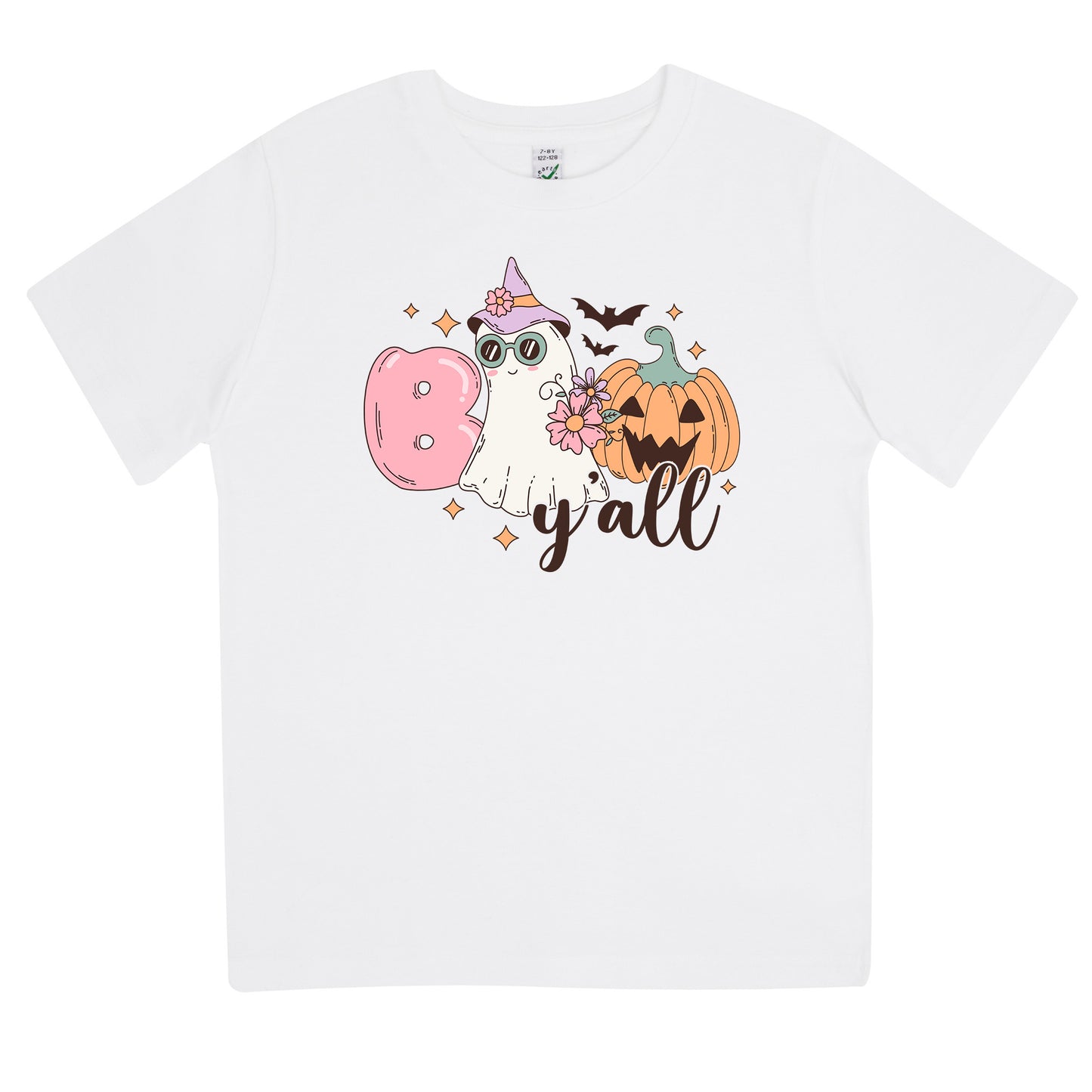 Boo Y'all Halloween T-shirt Barn-Lovely Text