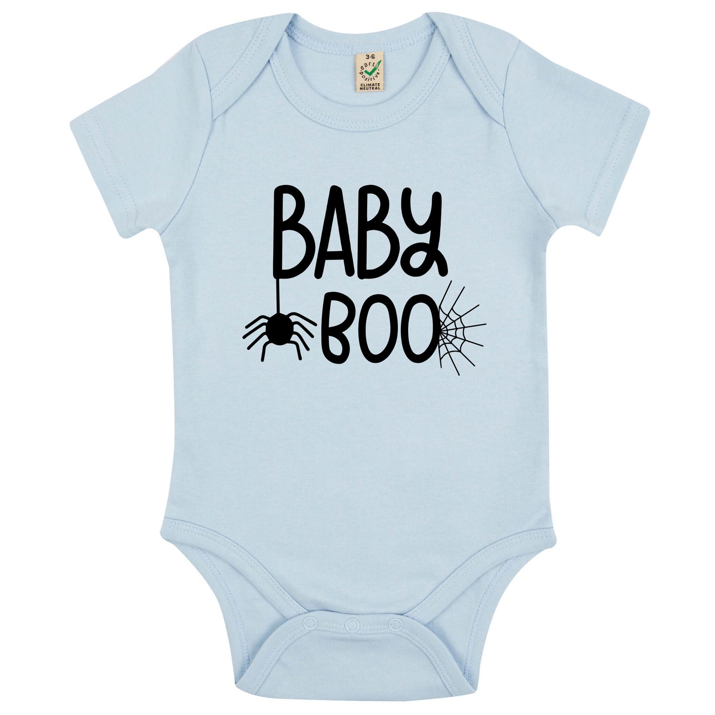 Baby Boo Halloween Baby Body Nyfödd-Lovely Text