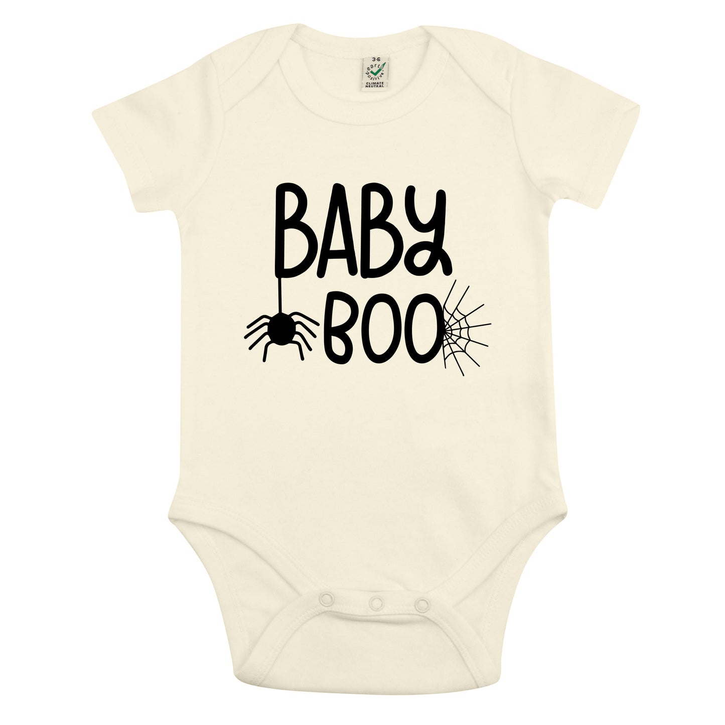 Baby Boo Halloween Baby Body Nyfödd-Lovely Text