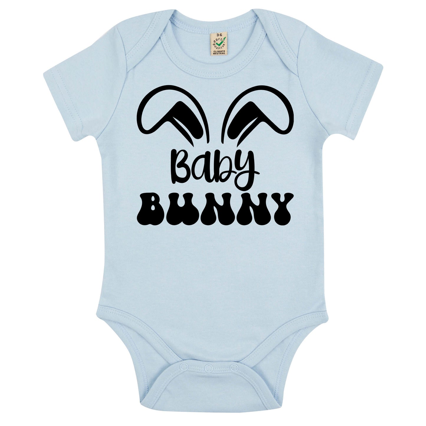 Baby Bunny Påsk Babybody Nyfödd-Lovely Text