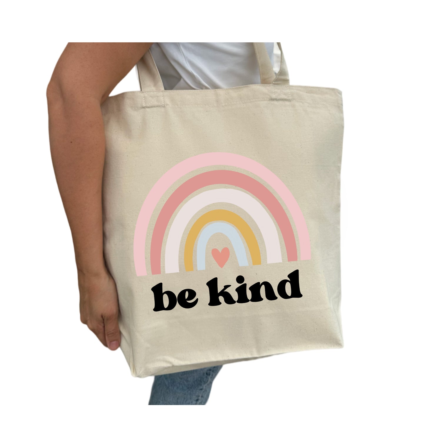 Be Kind Regnbåge Tygpåse