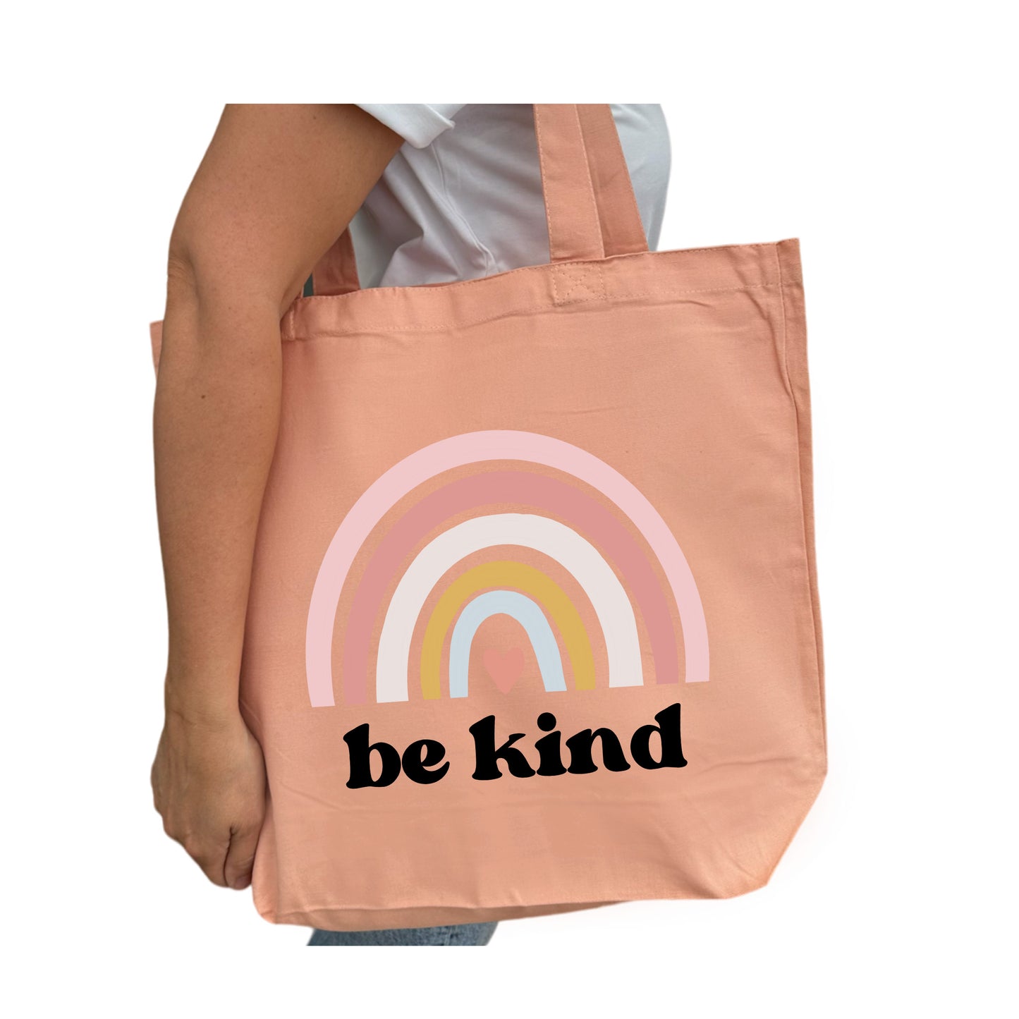 Be Kind Regnbåge Tygpåse