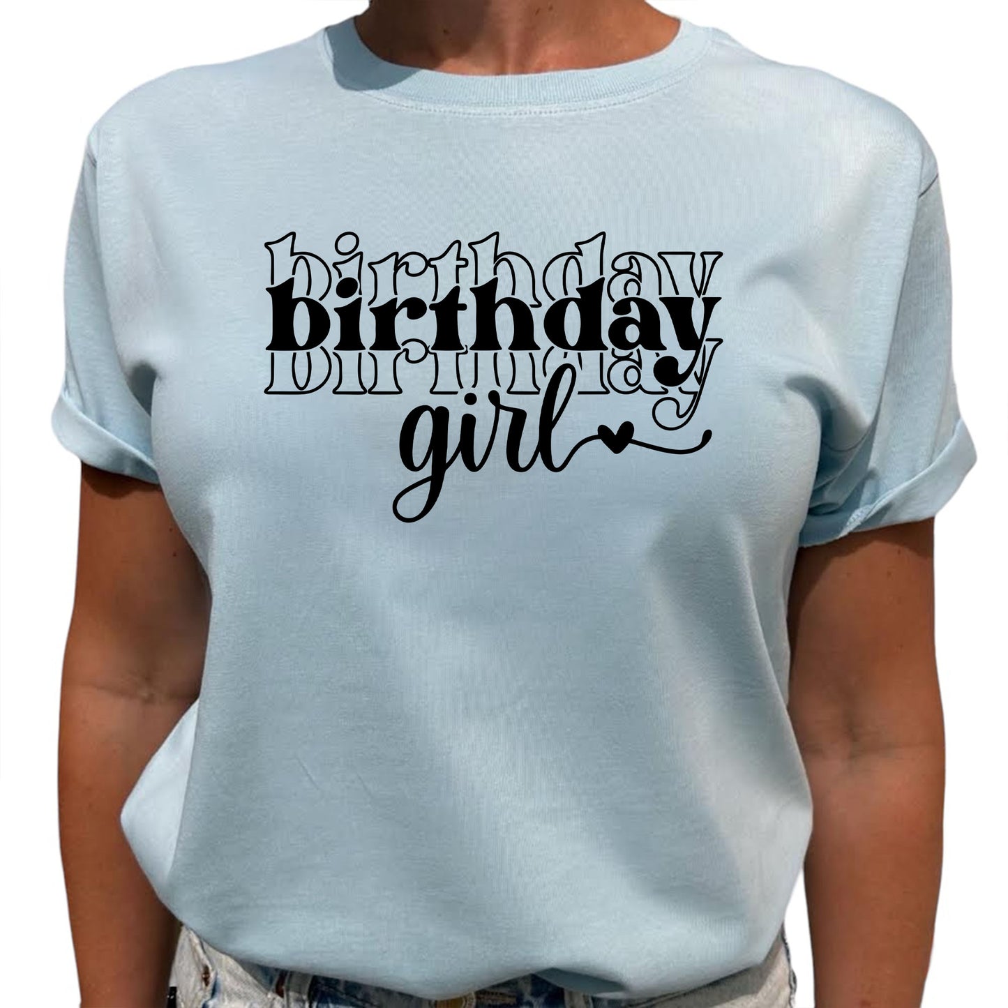 Birthday Girl Födelsedags T-shirt