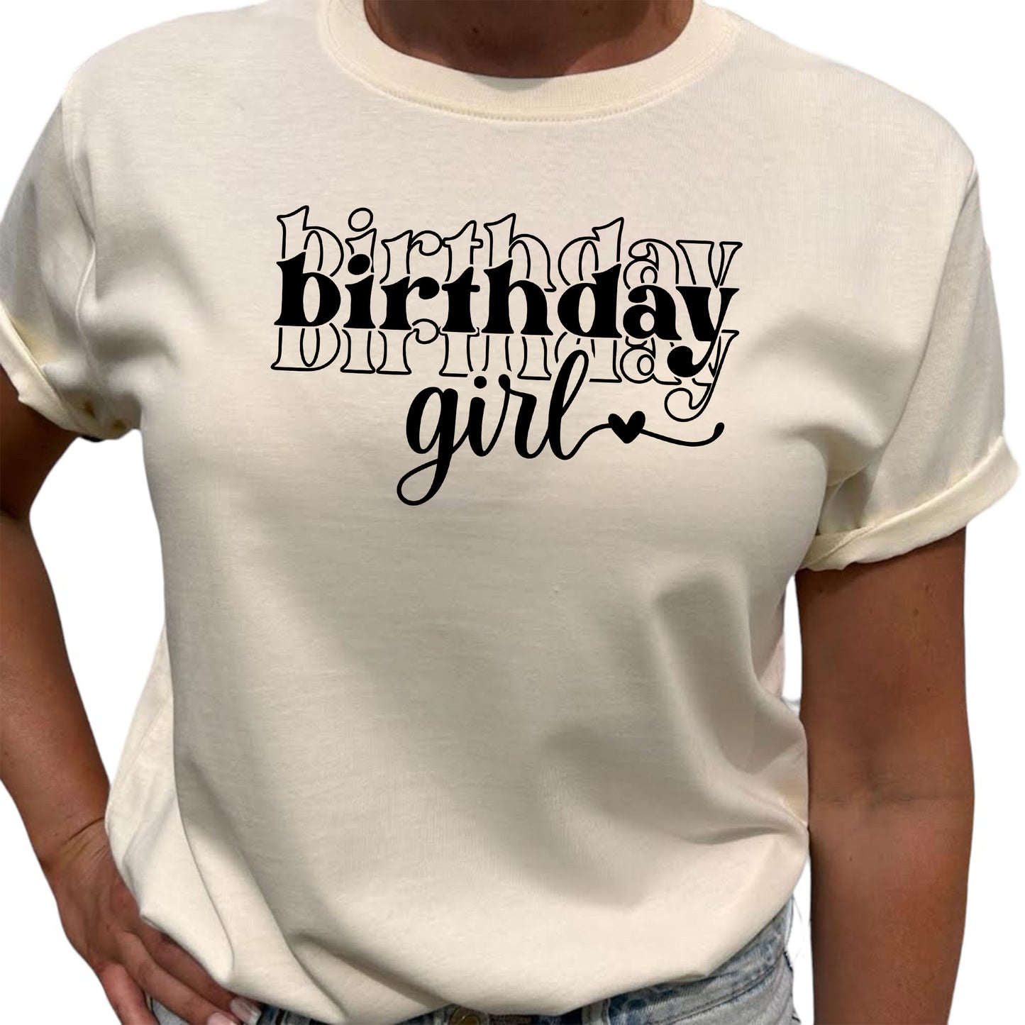 Birthday Girl Födelsedags T-shirt