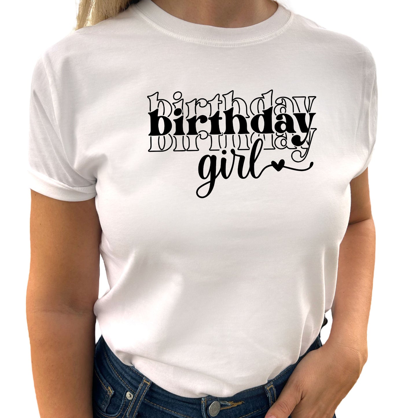Birthday Girl Födelsedags T-shirt