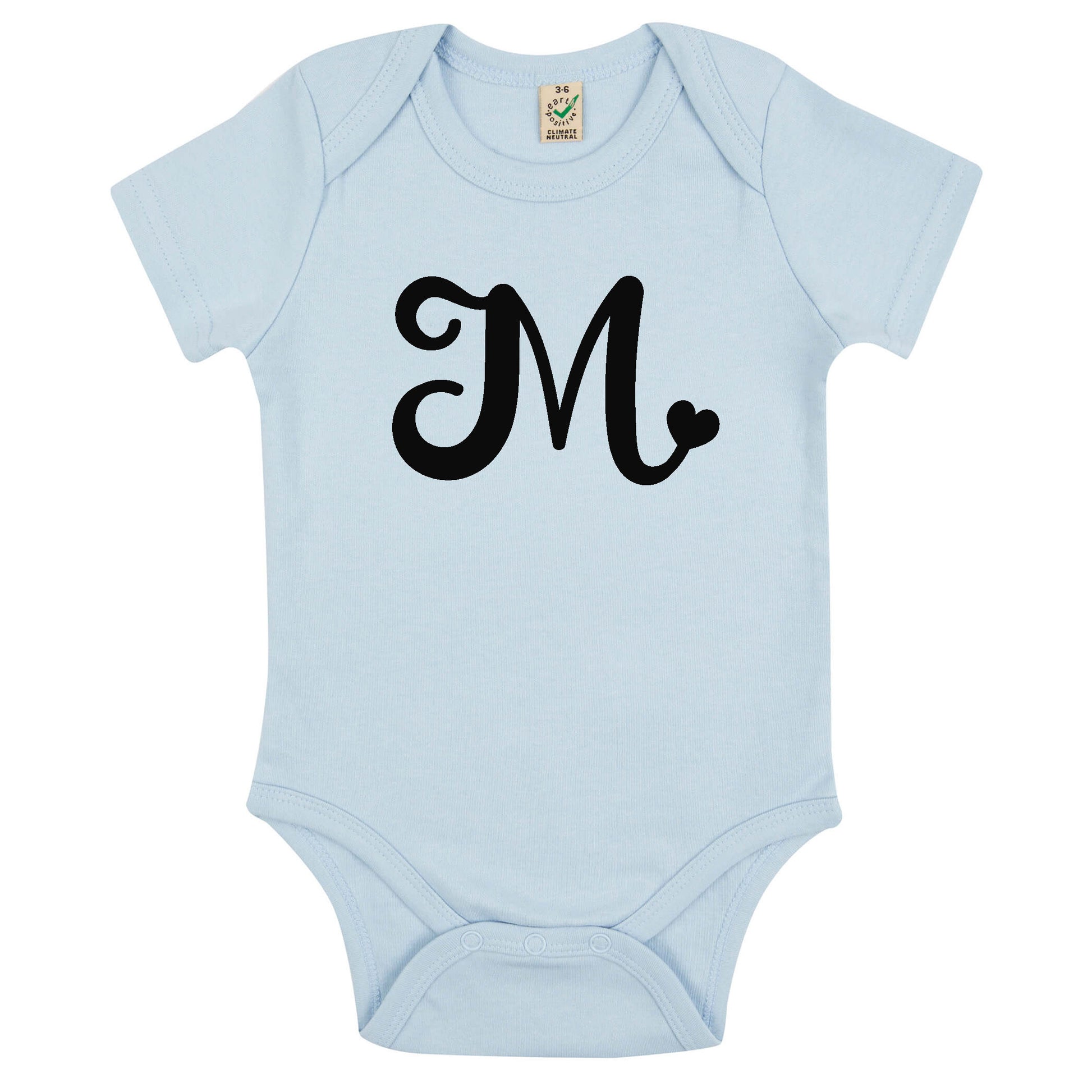 Bokstav Babybody Nyfödd-Lovely Text