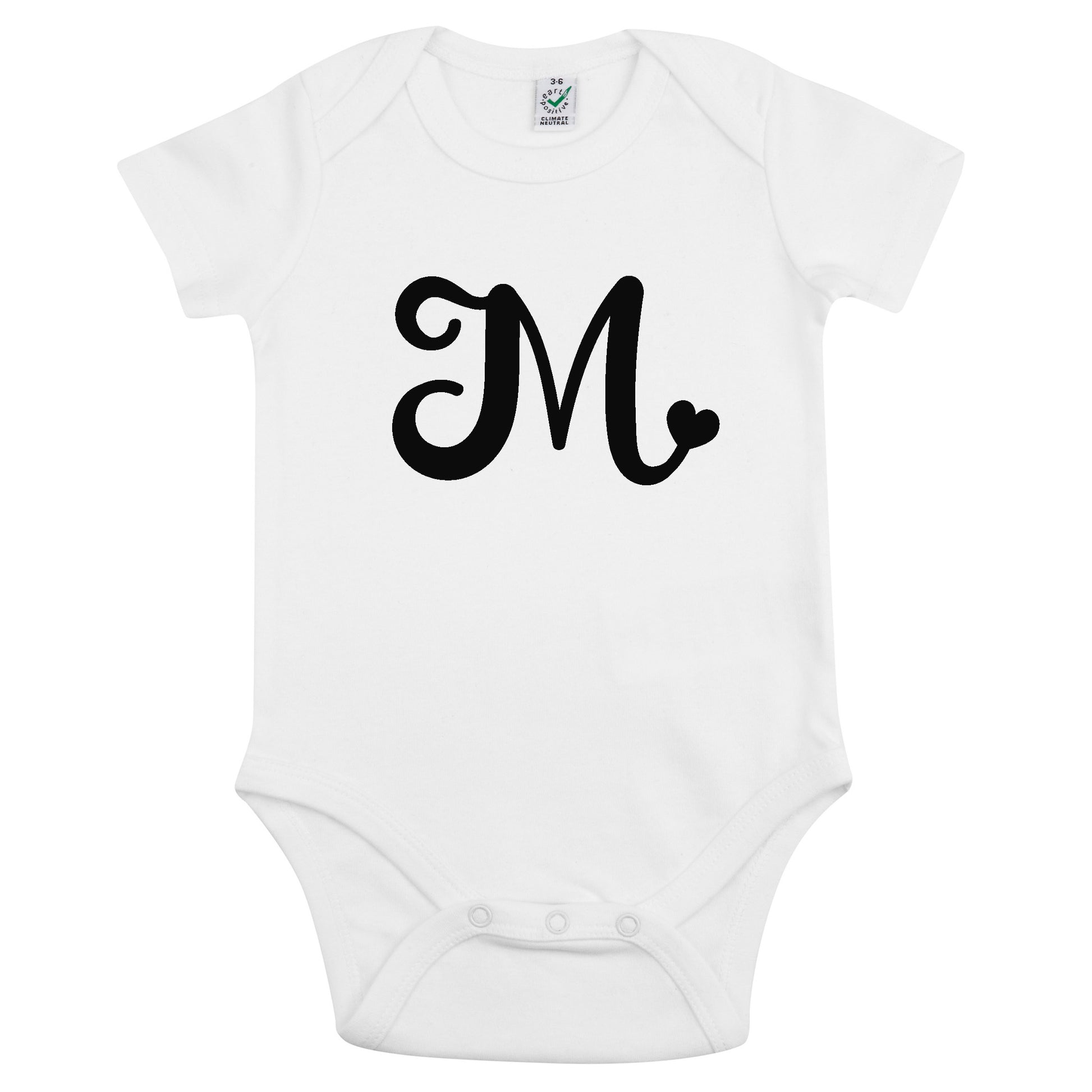 Bokstav Babybody Nyfödd-Lovely Text