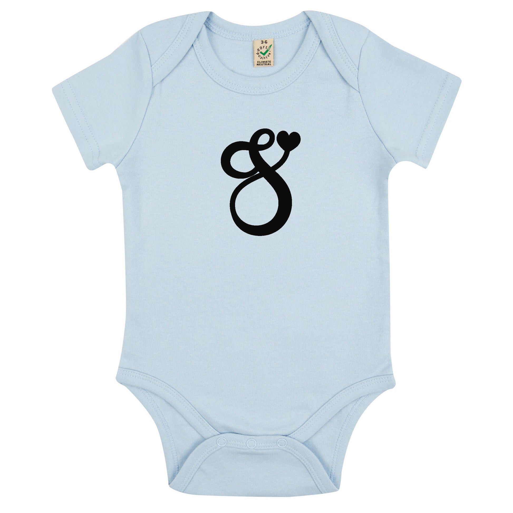 Bokstav Babybody Nyfödd-Lovely Text