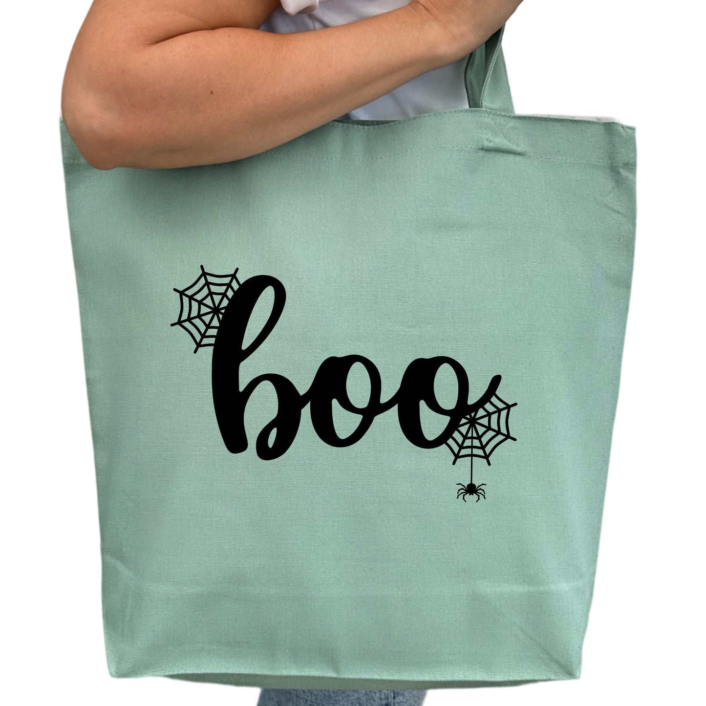Boo Halloween Tygpåse-Lovely Text