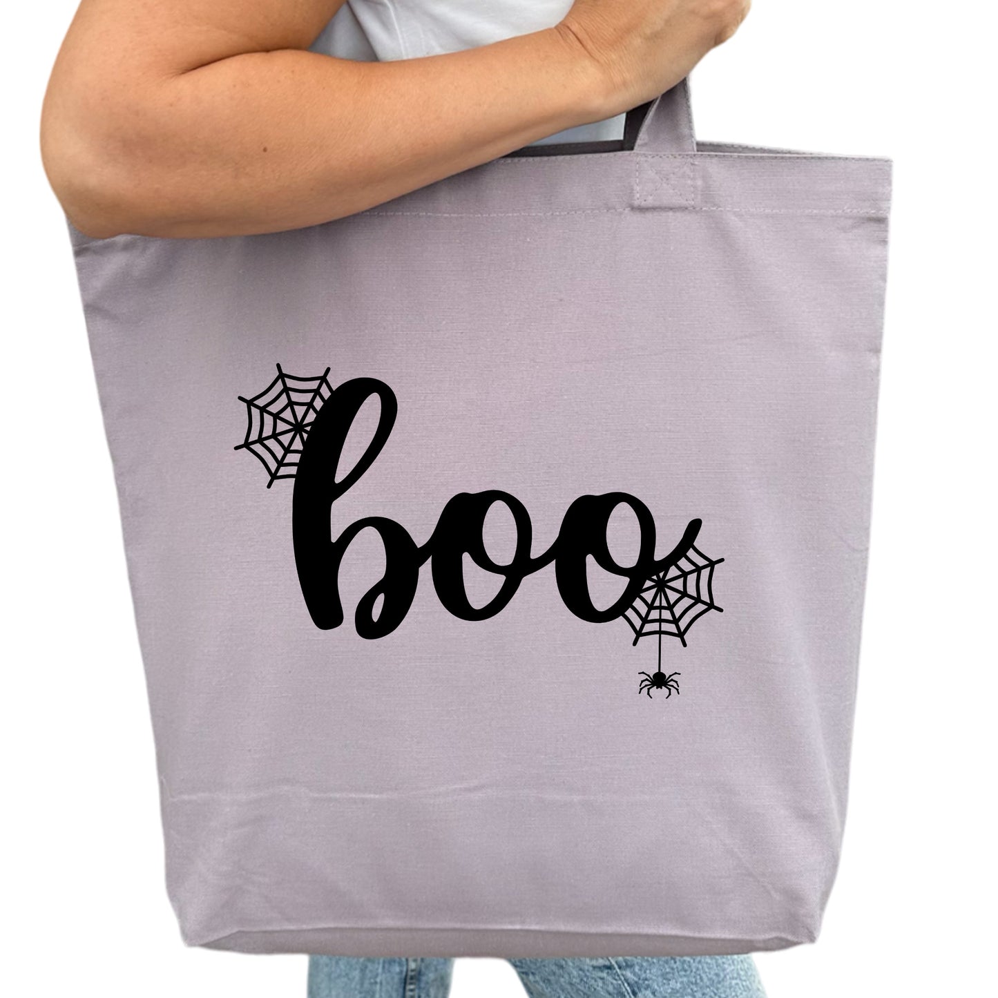 Boo Halloween Tygpåse-Lovely Text