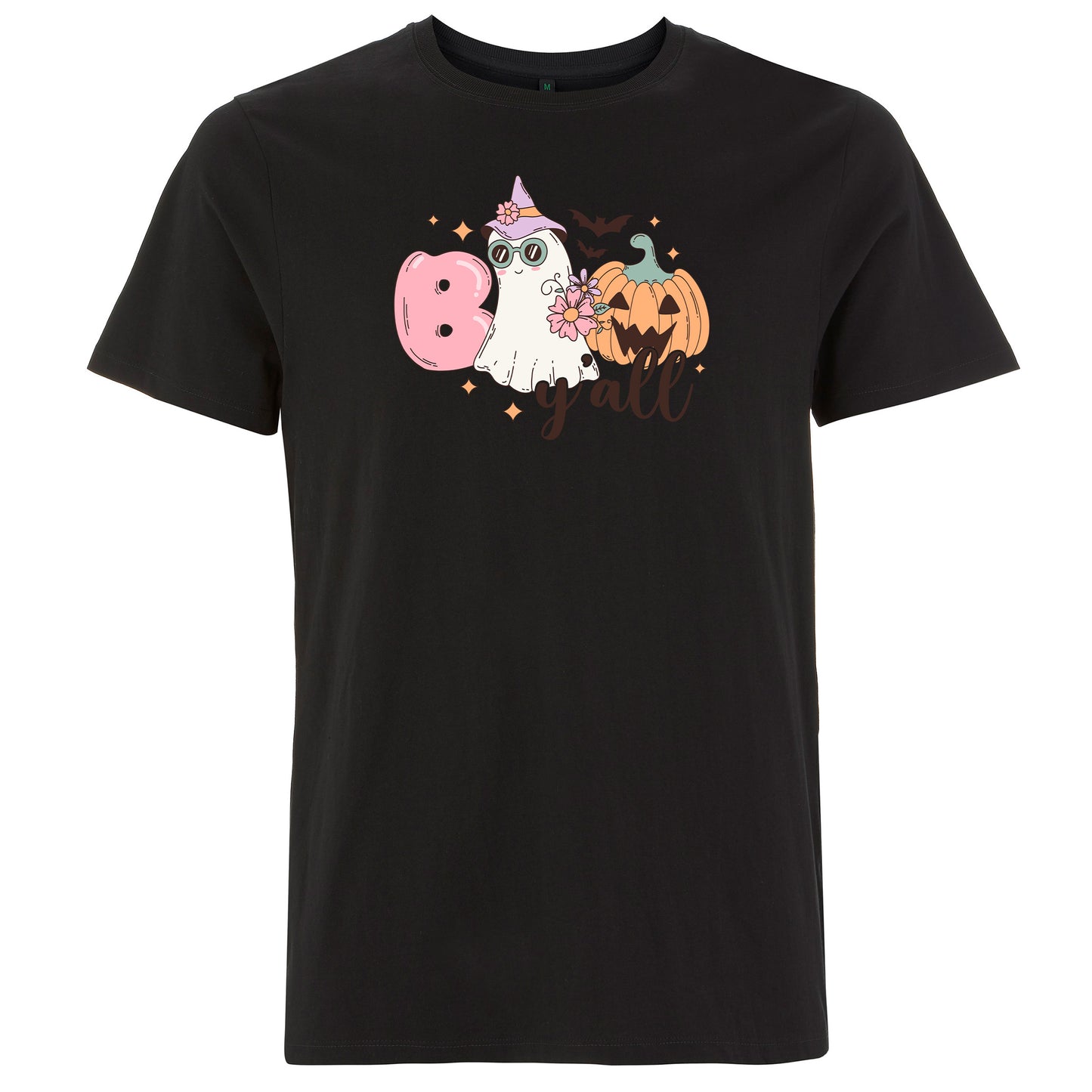 Boo Y’all Halloween T-shirt – Trendig Halloween t-shirt för vuxna