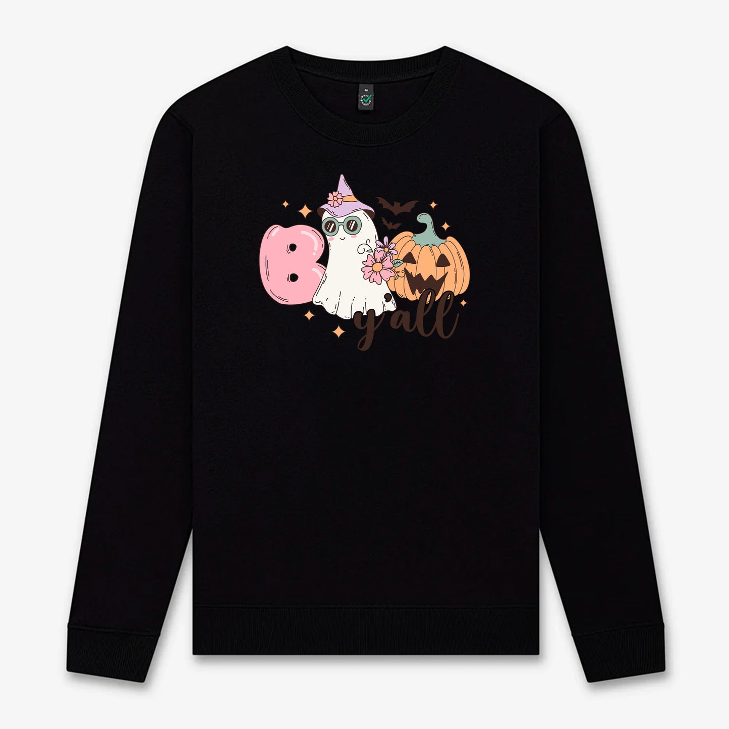 Boo Y’all Halloween Tröja – Mysig sweatshirt med Halloween-tryck