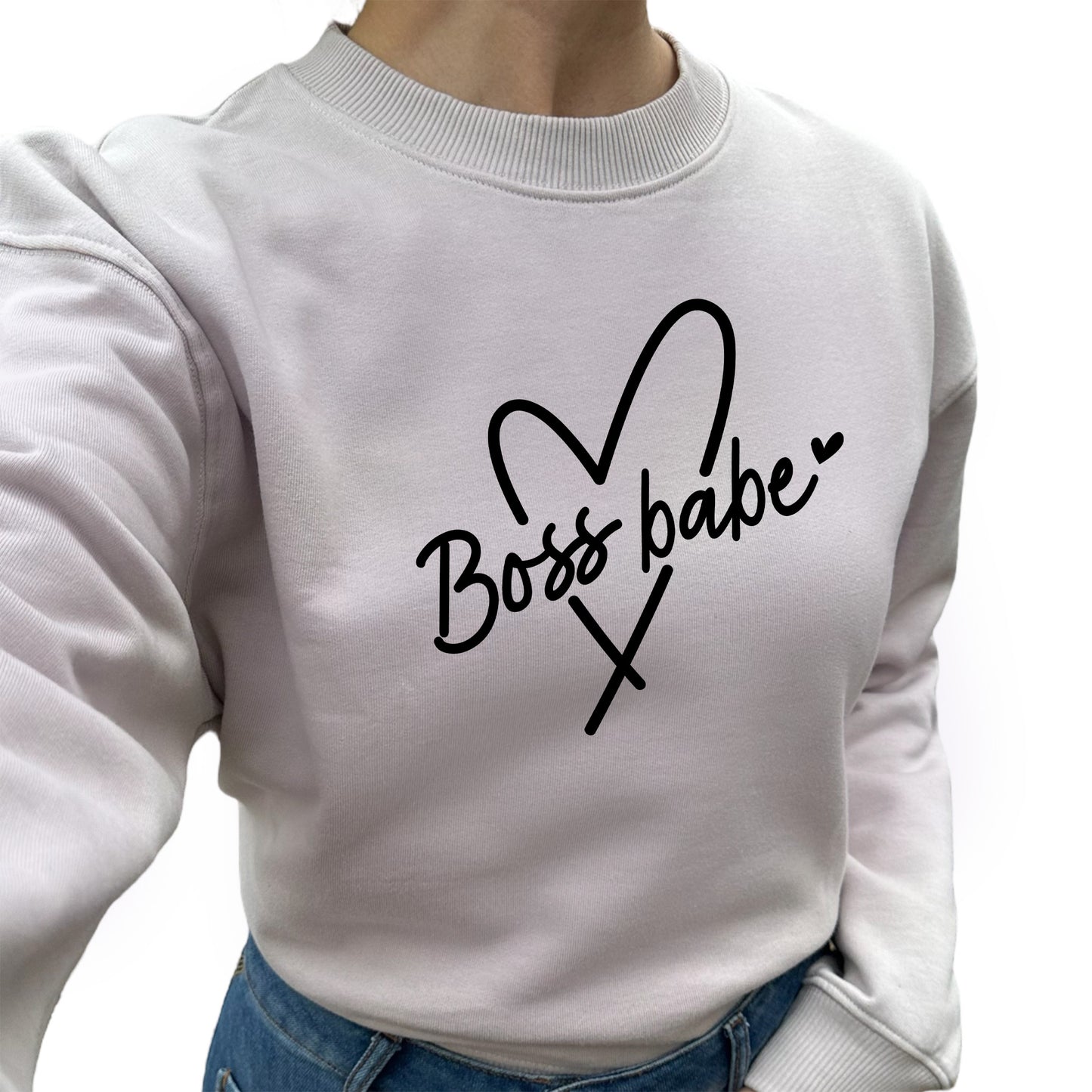 Boss Babe Tröja-Lovely Text