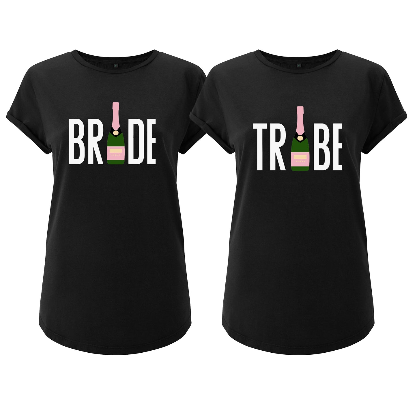 Möhippa Bride Champagne T-shirt-Lovely Text