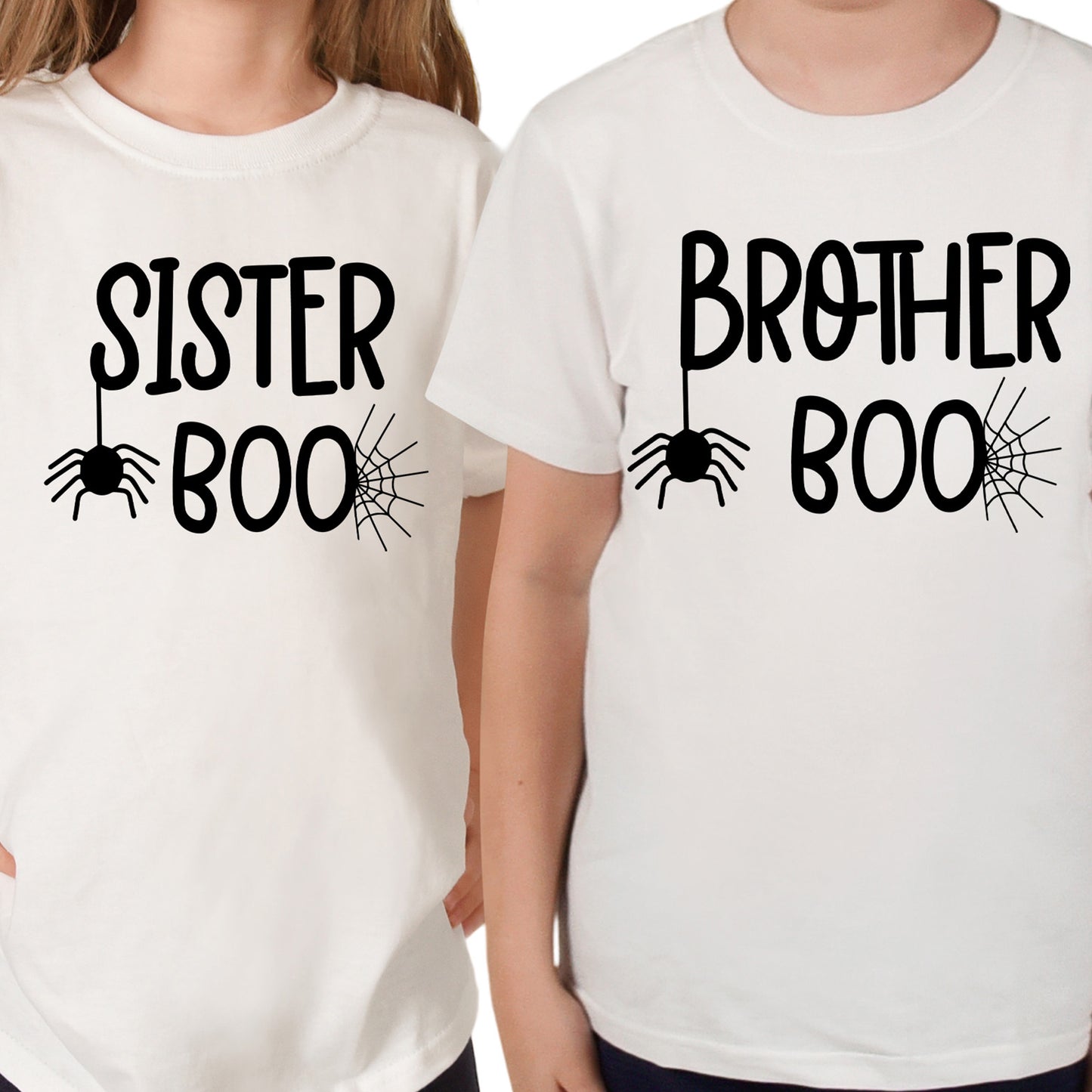 Brother BOO Halloween T-shirt Barn-Lovely Text