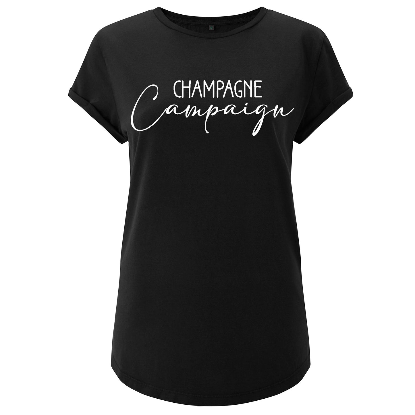 Champagne Campaign T-shirt-Lovely Text