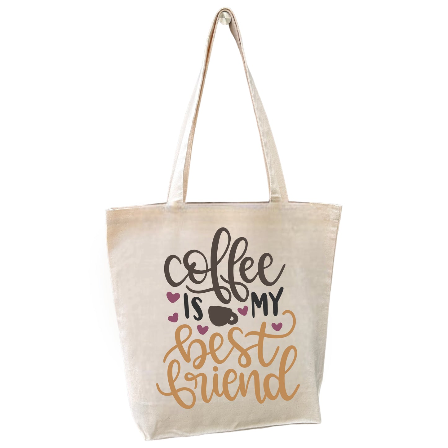 Coffee Is My Best Friend Tygpåse-Lovely Text