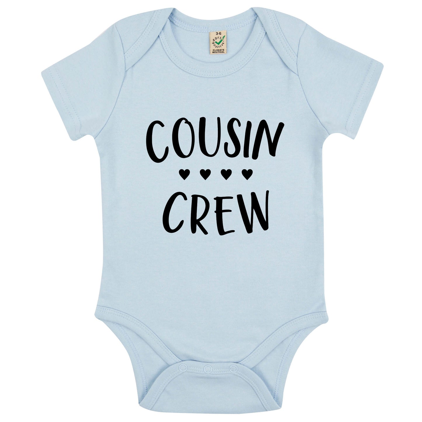 Cousin Crew Baby Body Nyfödd-Lovely Text