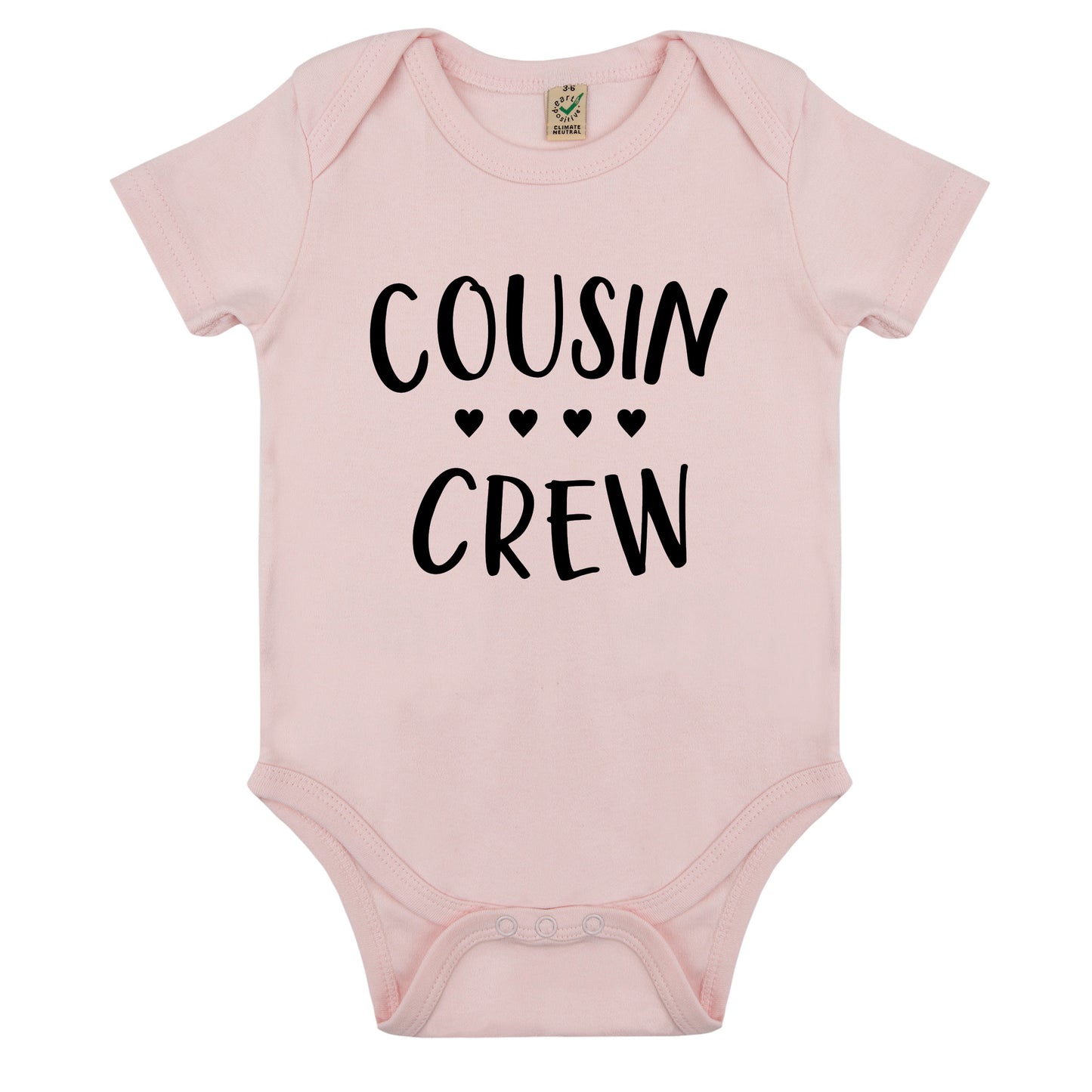 Cousin Crew Baby Body Nyfödd-Lovely Text