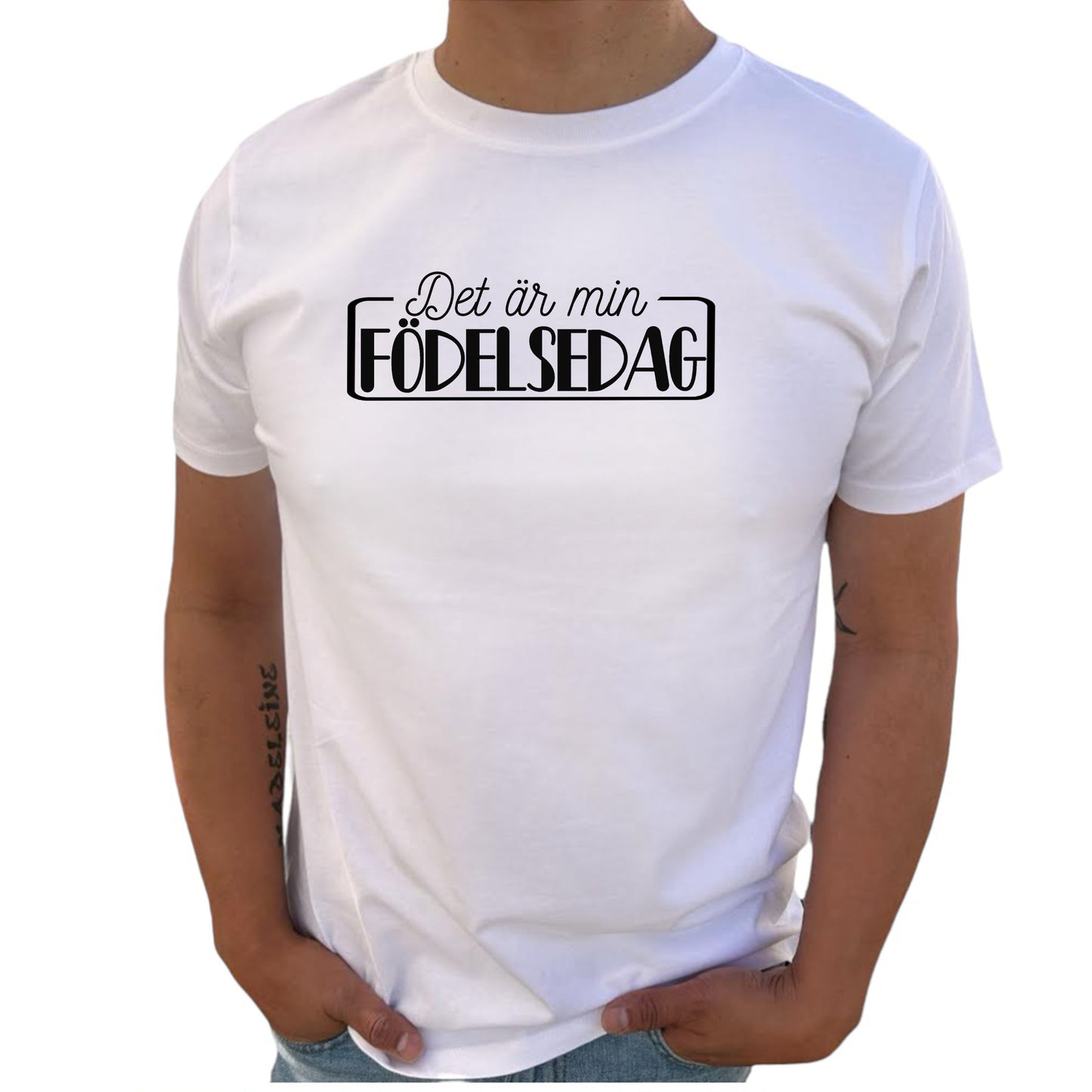 Det är min födelsedag Födelsedags T-shirt-Lovely Text