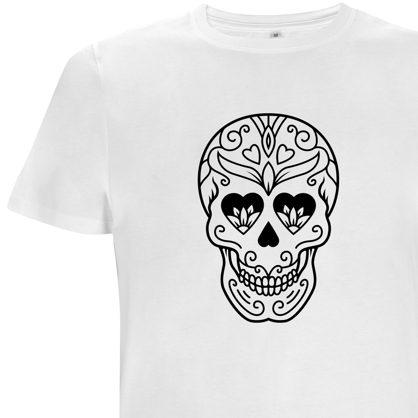 Dia de los Muertos Döskalle T-shirt – Unisex t-shirt med mexikanskt Halloweenmotiv