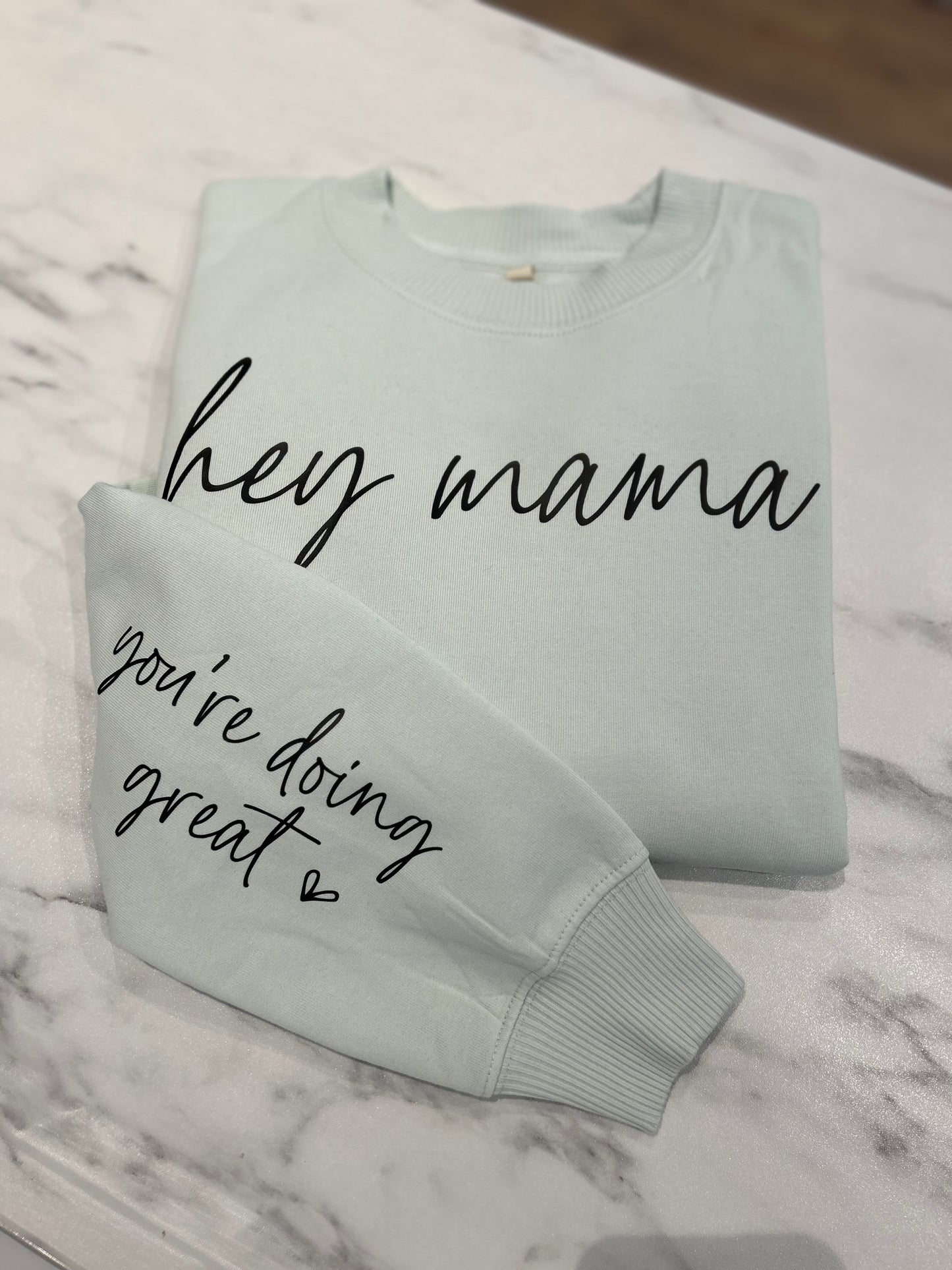 Hey Mama - Mamma Tröja-Lovely Text