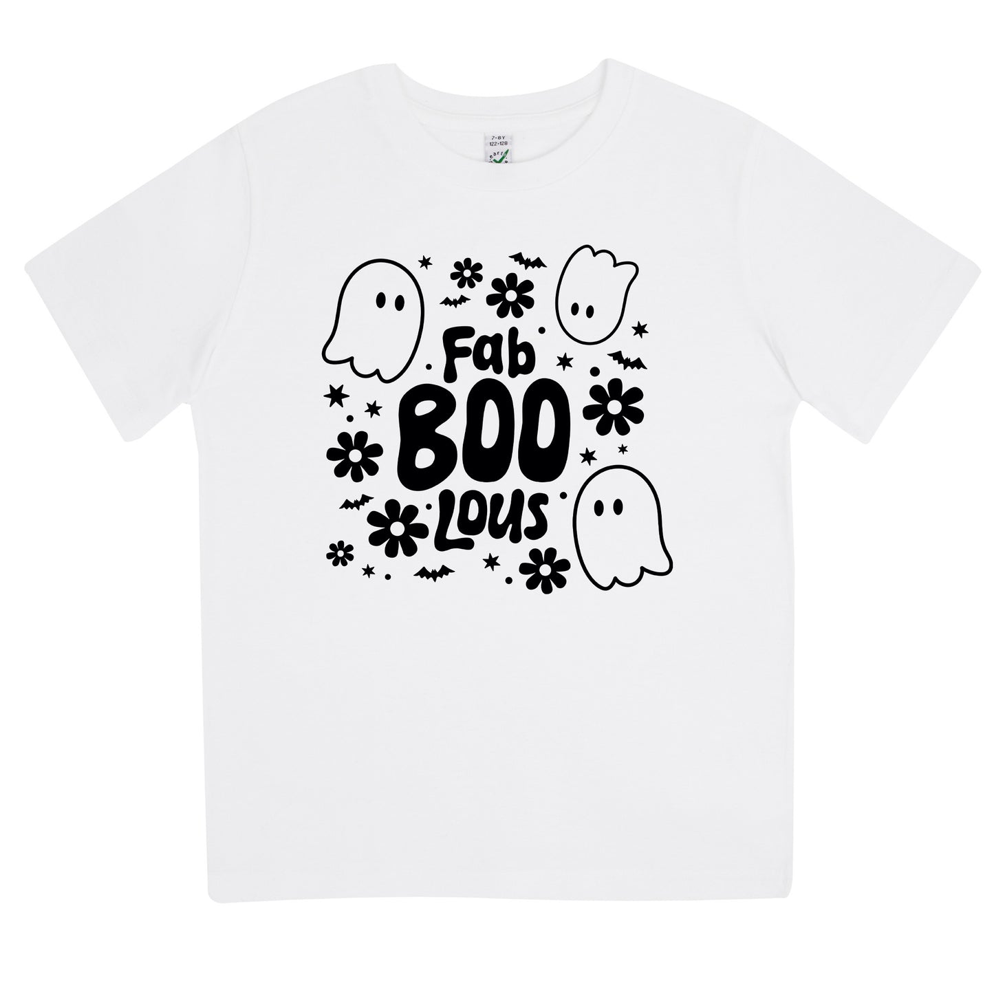 Fab BOO Lous Halloween T-shirt Barn-Lovely Text