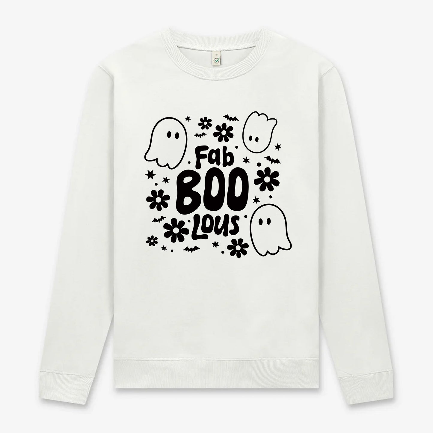 Fab BOO Lous Halloween Tröja – Mysig unisex sweatshirt med spöktryck