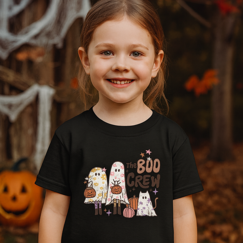 The BOO Crew Barn T-shirt – Halloweenlook för hela Familjen