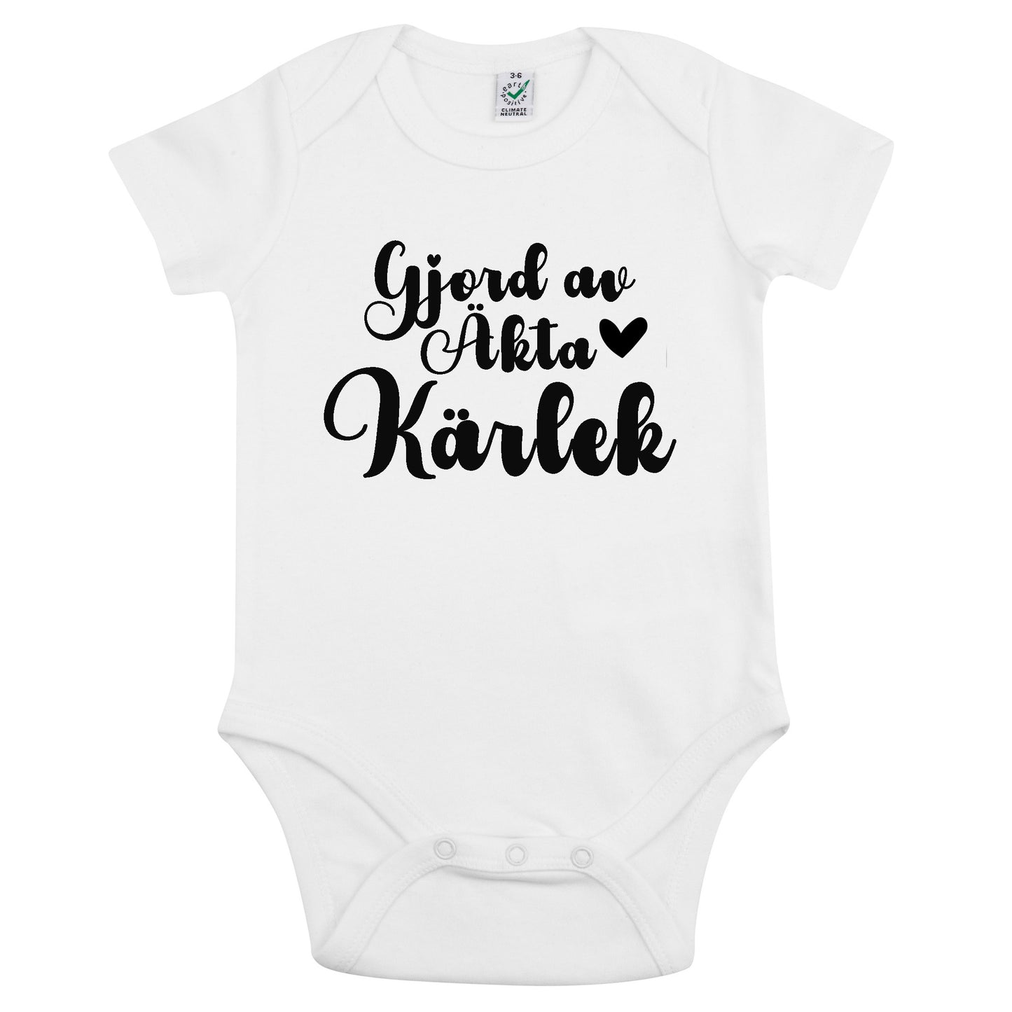 Gjord av Äkta Kärlek Babybody Nyfödd