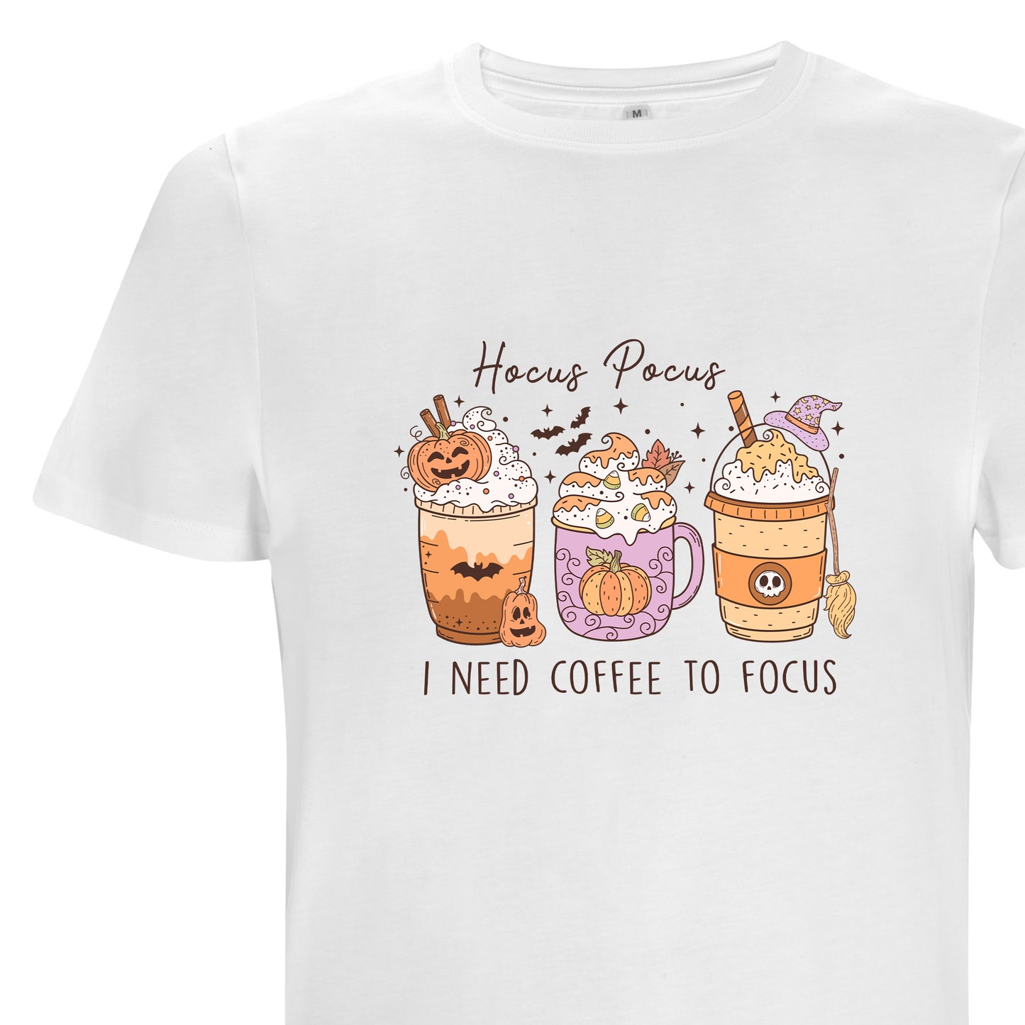 Hocus Pocus I Need Coffee To Focus – Unisex Halloween T-shirt
