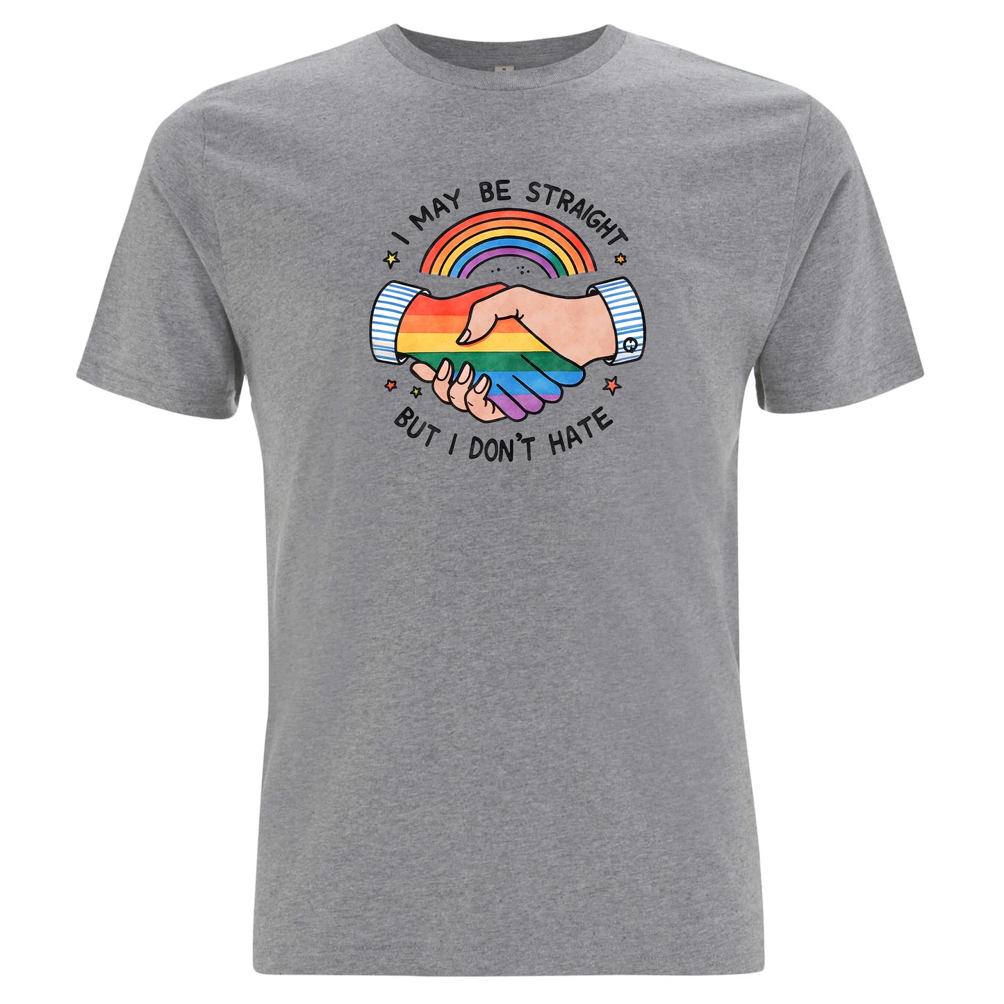 Ally – I May Be Straight But I Don’t Hate T-shirt (Unisex)-Lovely Text