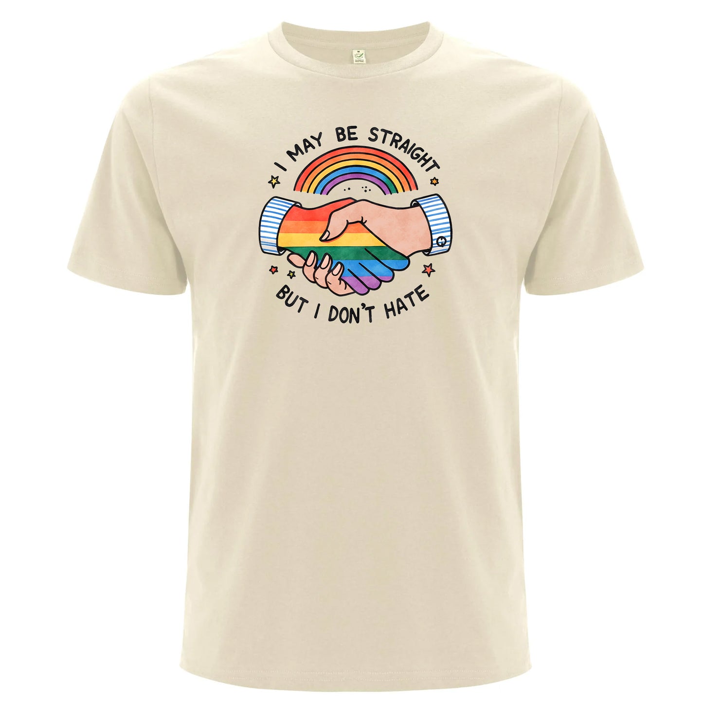 Ally – I May Be Straight But I Don’t Hate T-shirt (Unisex)-Lovely Text