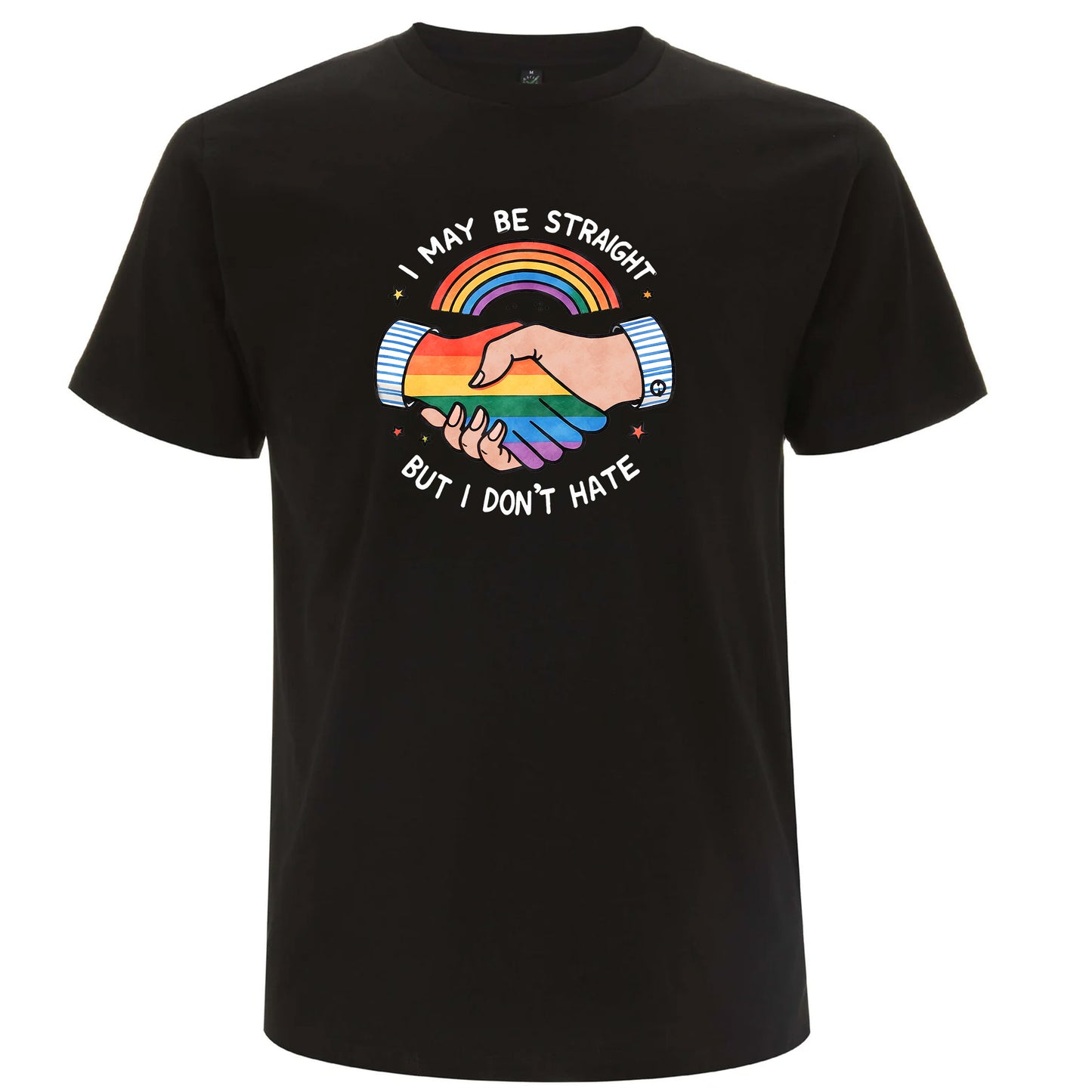 Ally – I May Be Straight But I Don’t Hate T-shirt (Unisex)-Lovely Text