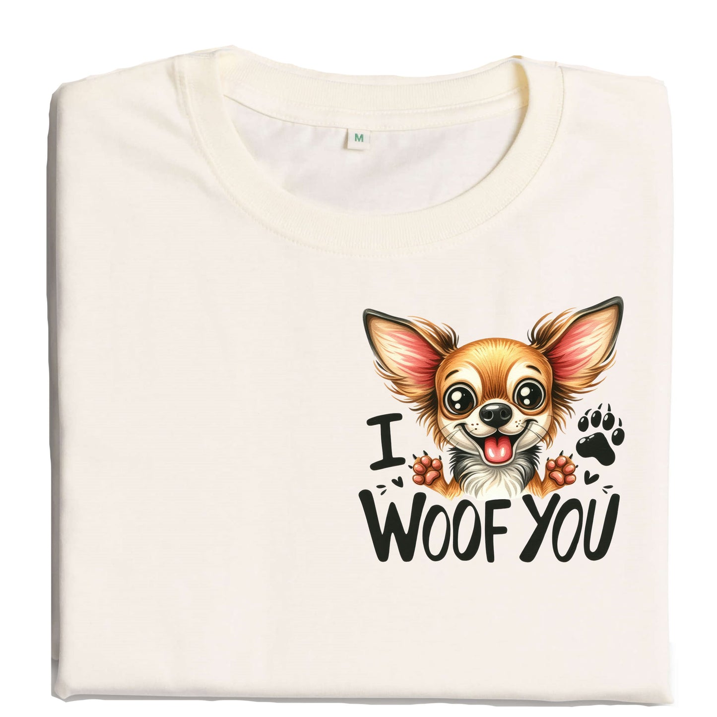 Chihuahua T-shirt – I Woff You