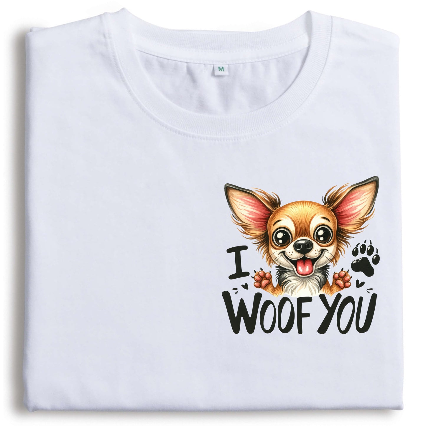 Chihuahua T-shirt – I Woff You