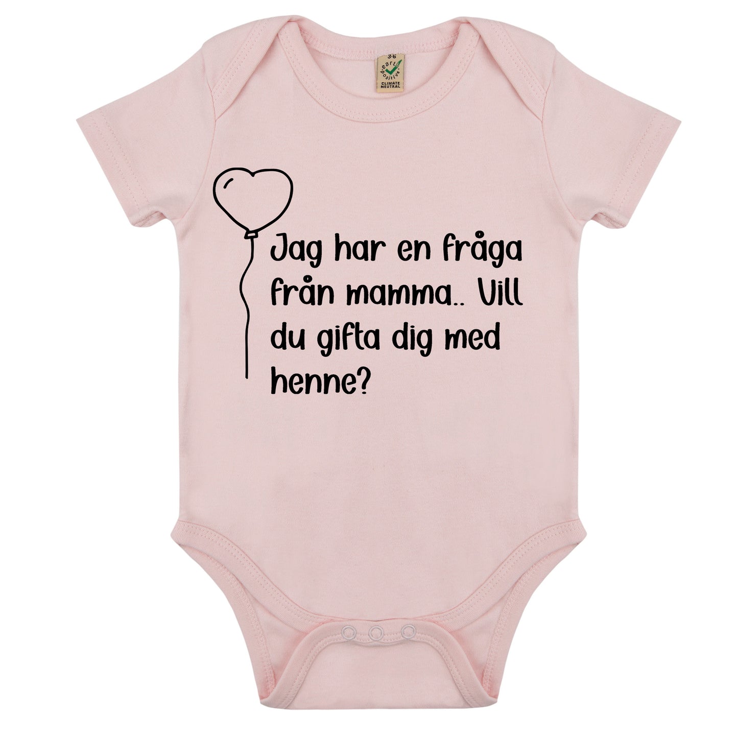 Frieri med en twist – babybody med fråga från mamma eller pappa
