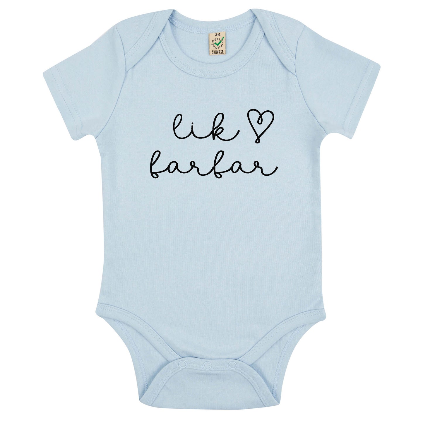 Lik pappa, mormor eller farbror? Den perfekta babybodyn!-Lovely Text