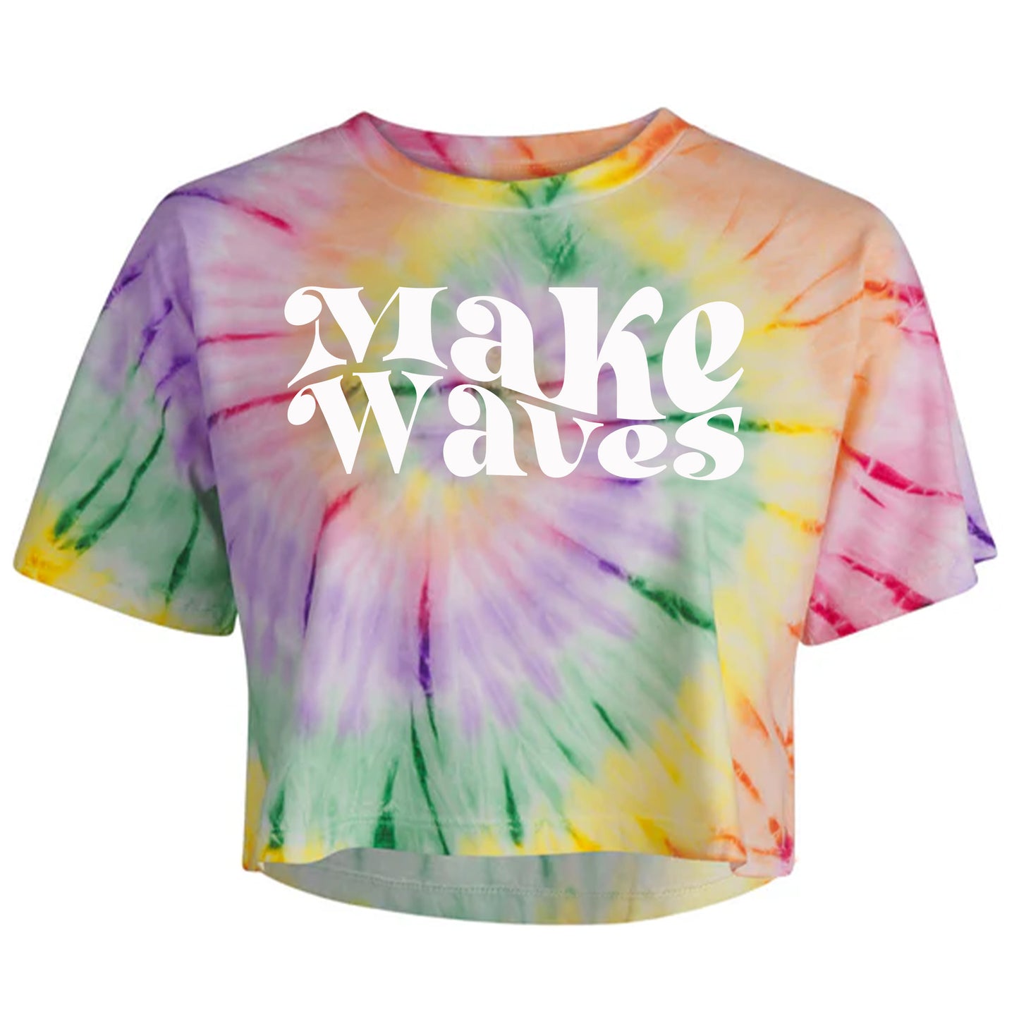 Make Waves Crop Top T-shirt