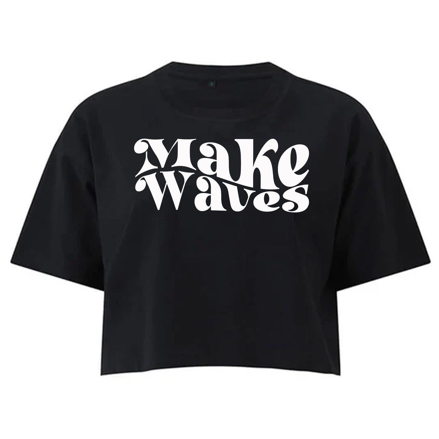 Make Waves Crop Top T-shirt