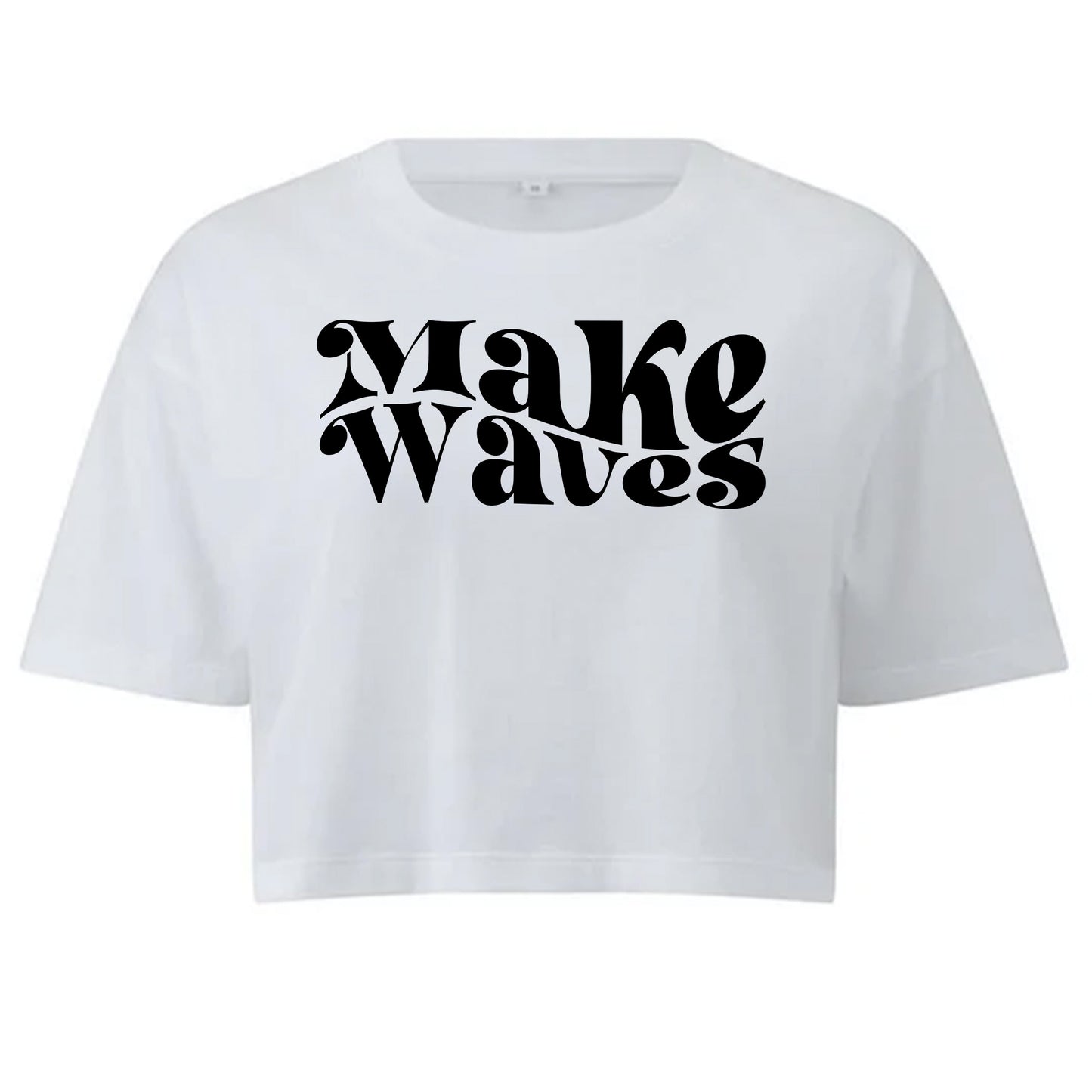 Make Waves Crop Top T-shirt