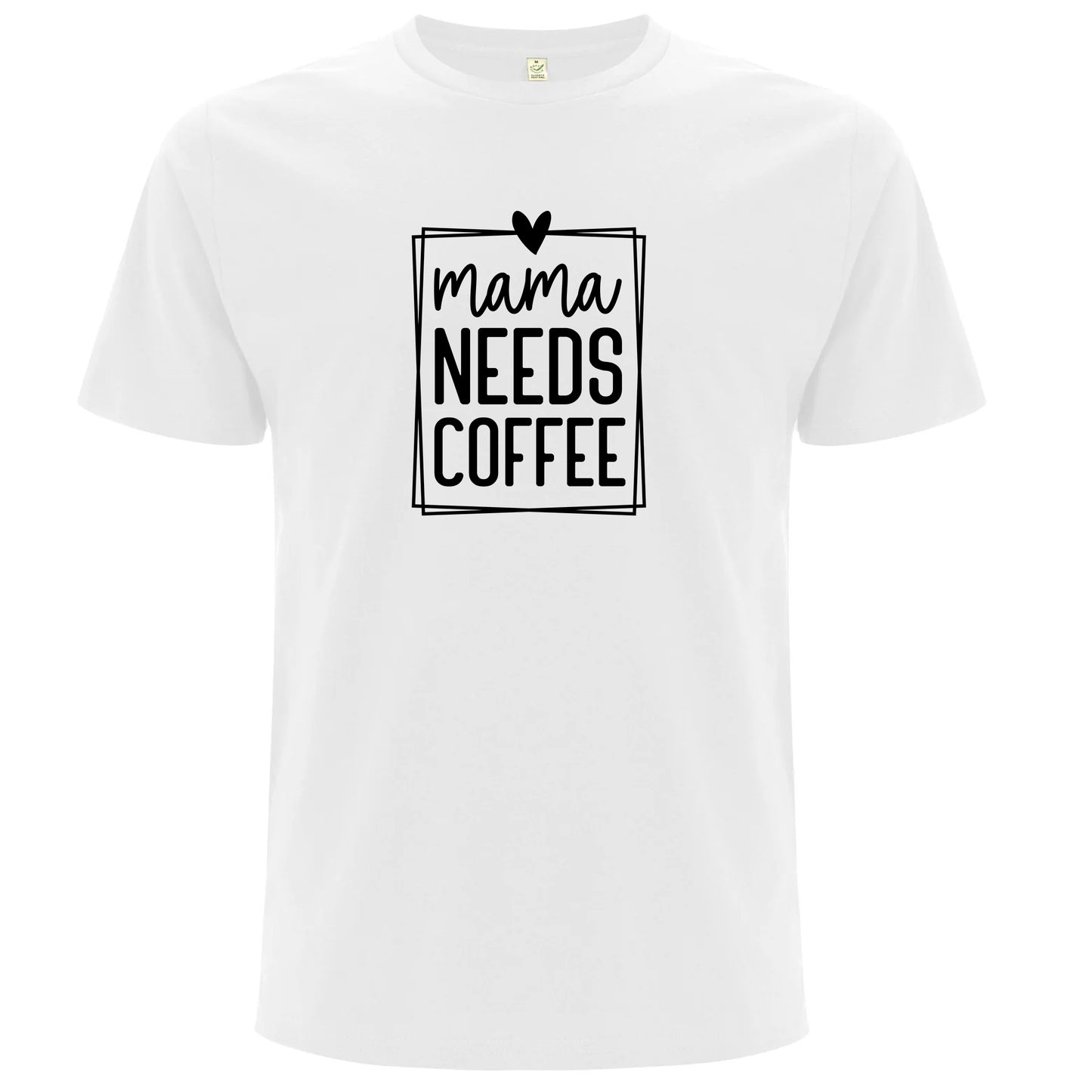 T-shirt för Mamma – Kaffe är Livet-Lovely Text