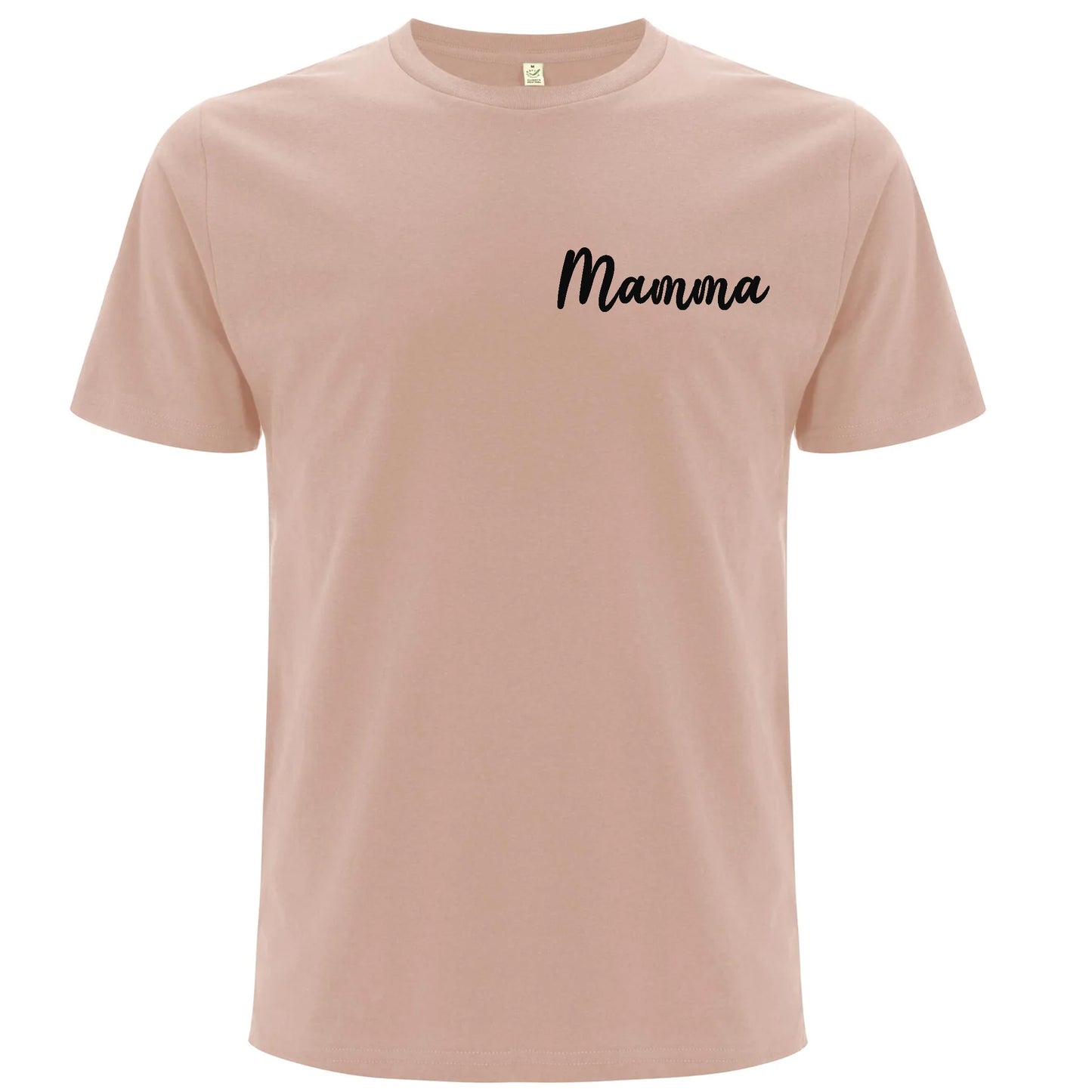 Diskret "Mamma"-T-shirt-Lovely Text