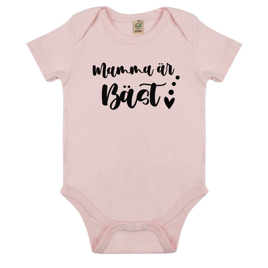 Mamma är Bäst Babybody Nyfödd-Lovely Text