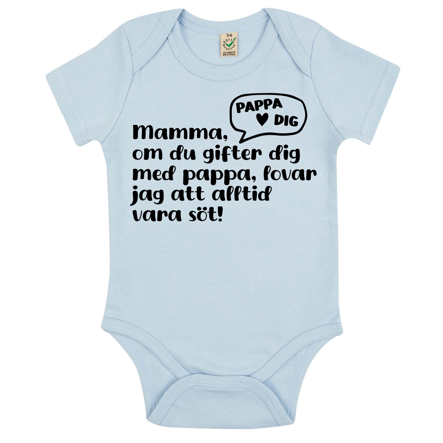 Sötaste löftet – Babybody med frieri till mamma eller pappa