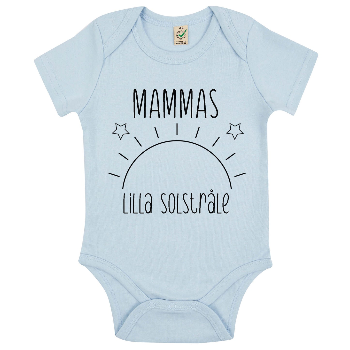 Mammas Lilla Solstråle Baby Body-Lovely Text