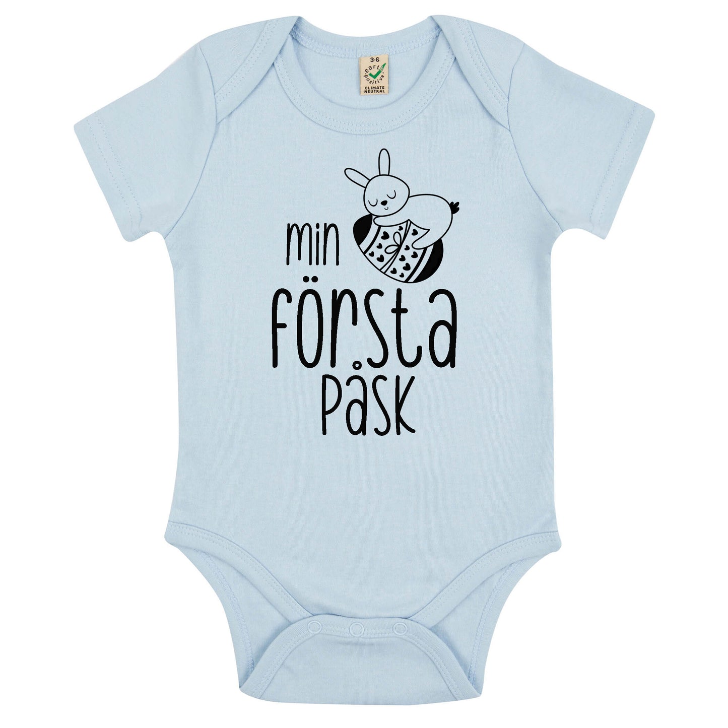 Min Första Påsk Babybody Nyfödd-Lovely Text